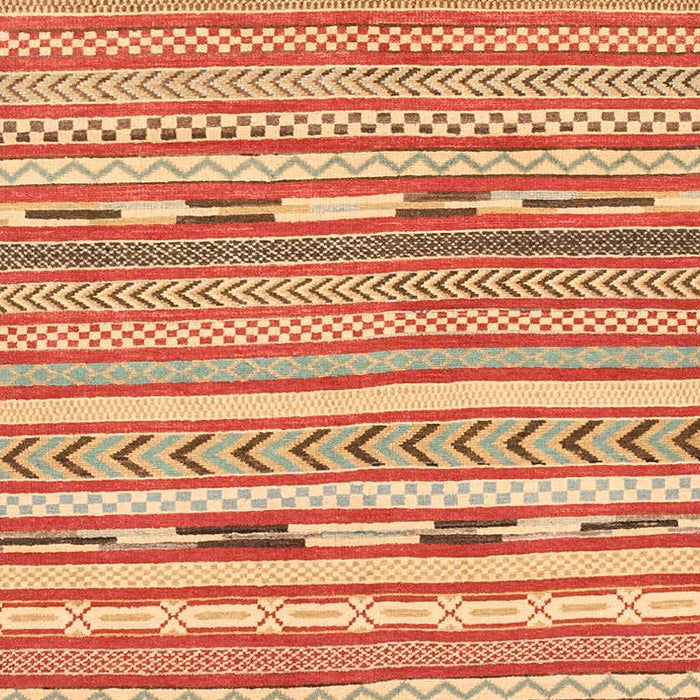 Machine Washable Abstract Fire Red Rug, wshabs3153