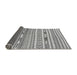 Sideview of Abstract Gray Modern Rug, abs3153gry