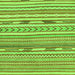 Square Machine Washable Abstract Green Modern Area Rugs, wshabs3153grn