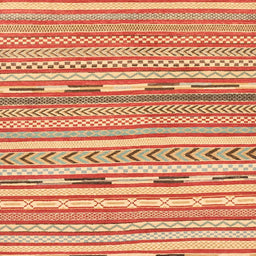 Square Machine Washable Abstract Fire Red Rug, wshabs3153