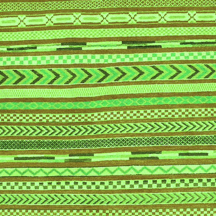 Machine Washable Abstract Green Modern Area Rugs, wshabs3153grn
