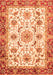 Abstract Orange Modern Rug, abs3154org