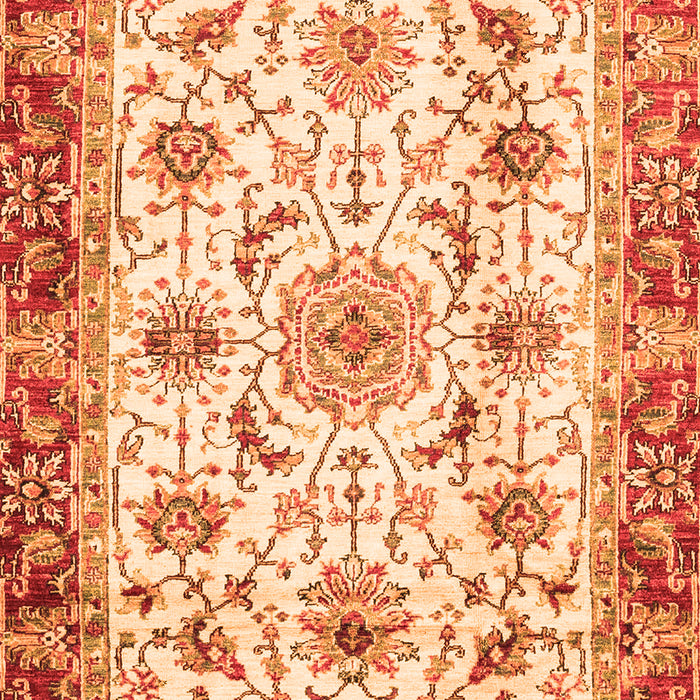 Abstract Orange Modern Rug, abs3154org