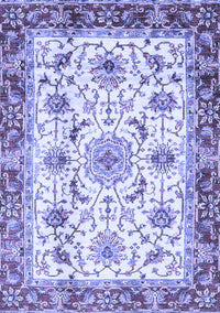 Abstract Blue Modern Rug, abs3154blu