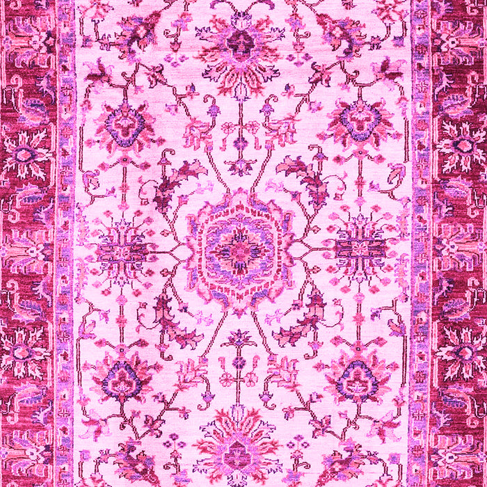 Machine Washable Abstract Pink Modern Rug, wshabs3154pnk
