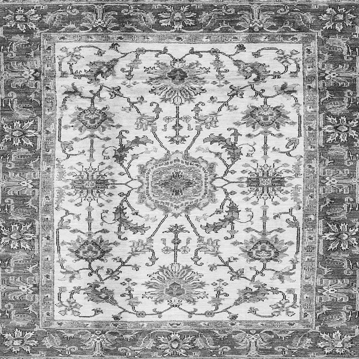 Square Machine Washable Abstract Gray Modern Rug, wshabs3154gry