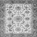 Square Machine Washable Abstract Gray Modern Rug, wshabs3154gry