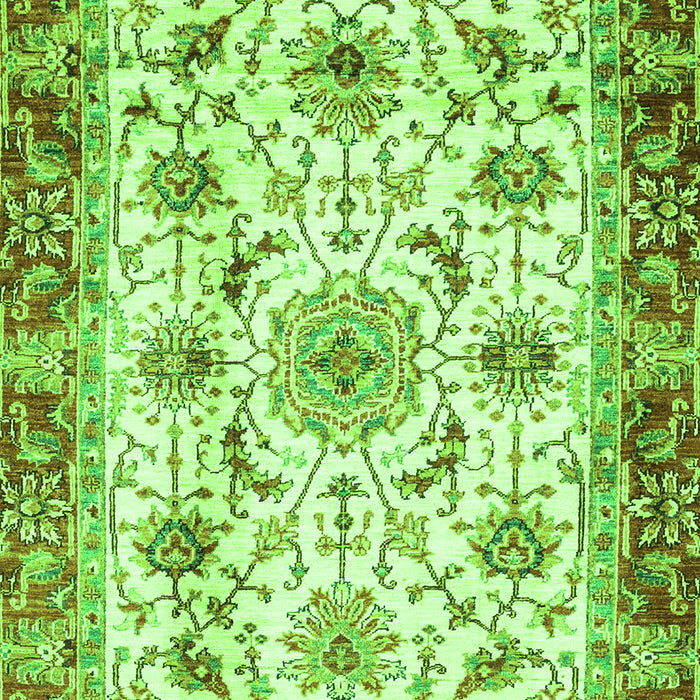 Abstract Green Modern Rug, abs3154grn