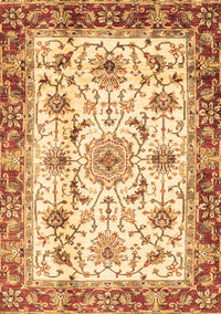 Abstract Brown Modern Rug, abs3154brn