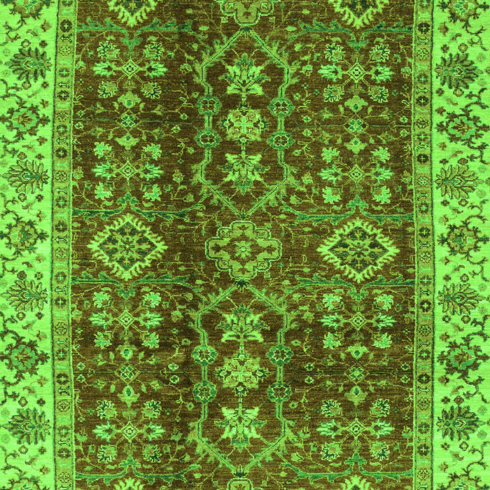 Machine Washable Abstract Green Modern Area Rugs, wshabs3155grn