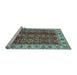 Sideview of Machine Washable Abstract Light Blue Modern Rug, wshabs3155lblu