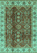 Abstract Turquoise Modern Rug, abs3155turq