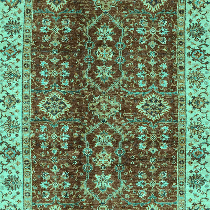 Abstract Turquoise Modern Rug, abs3155turq