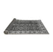 Sideview of Abstract Gray Modern Rug, abs3155gry