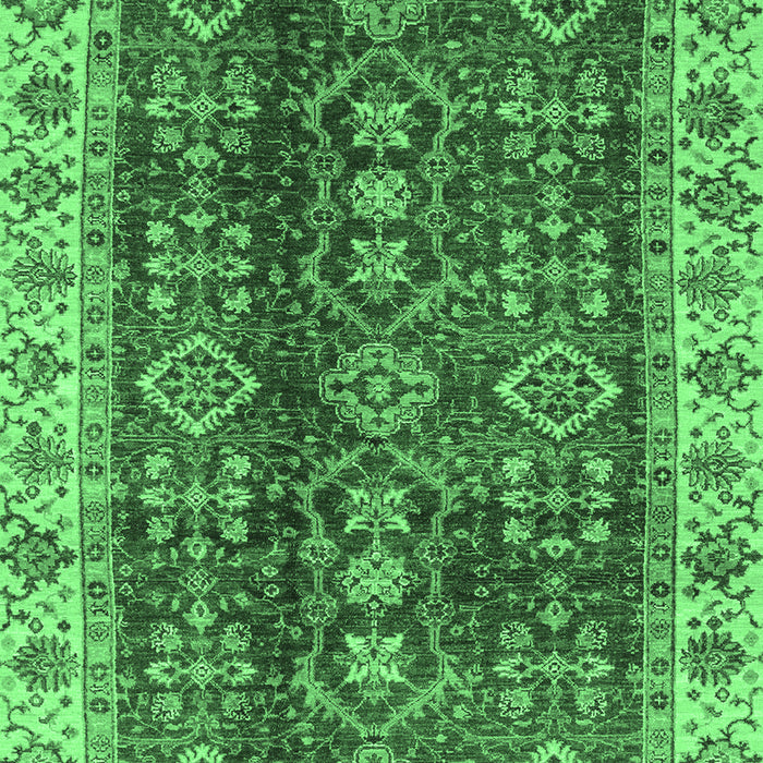 Machine Washable Abstract Emerald Green Modern Area Rugs, wshabs3155emgrn