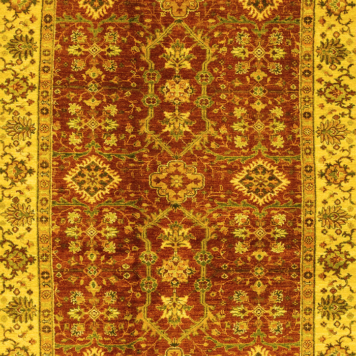 Abstract Yellow Modern Rug, abs3155yw