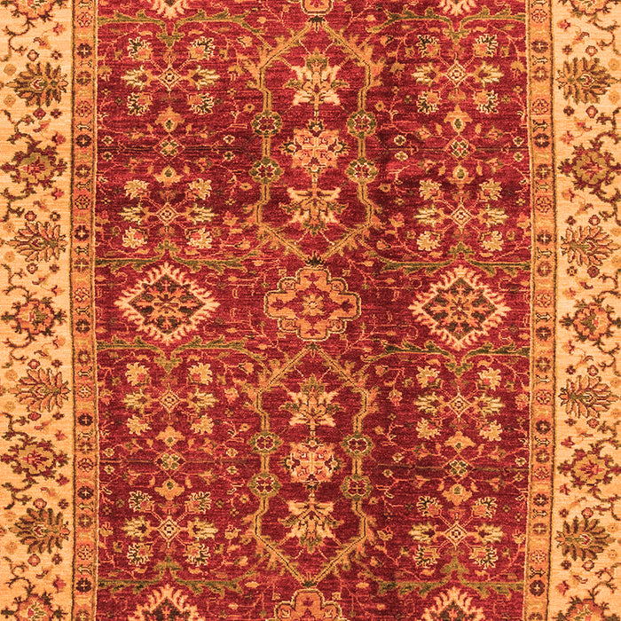 Abstract Orange Modern Rug, abs3155org