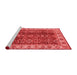 Modern Red Washable Rugs