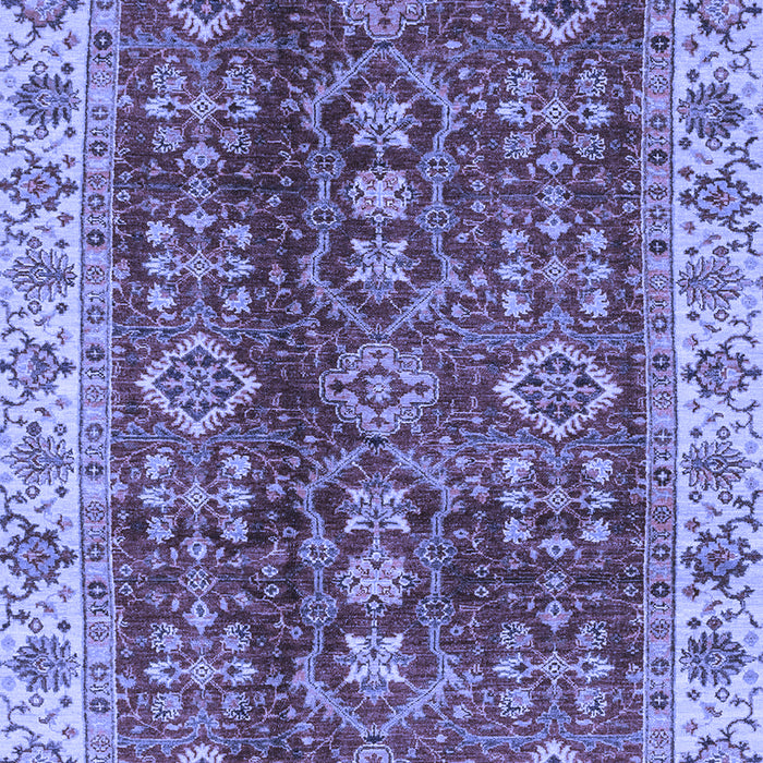 Abstract Blue Modern Rug, abs3155blu