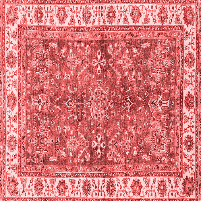 Machine Washable Oriental Red Traditional Rug, wshabs3156red