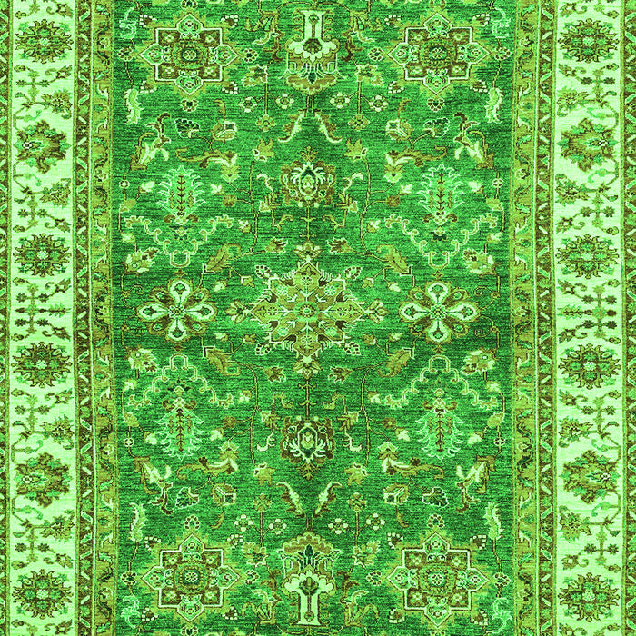 Oriental Green Traditional Rug, abs3156grn