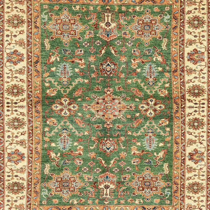 Machine Washable Abstract Light Brown Rug, wshabs3156