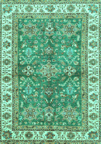 Oriental Turquoise Traditional Rug, abs3156turq