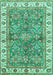 Oriental Turquoise Traditional Rug, abs3156turq