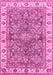 Machine Washable Oriental Pink Traditional Rug, wshabs3156pnk