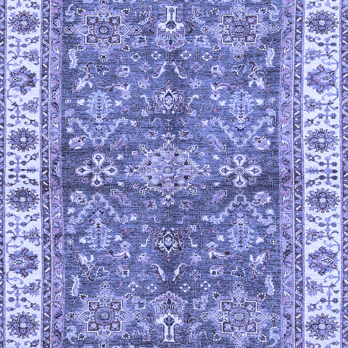 Machine Washable Oriental Blue Traditional Rug, wshabs3156blu