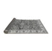 Sideview of Oriental Gray Traditional Rug, abs3156gry