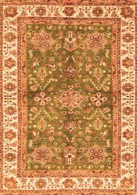 Oriental Orange Traditional Rug, abs3156org