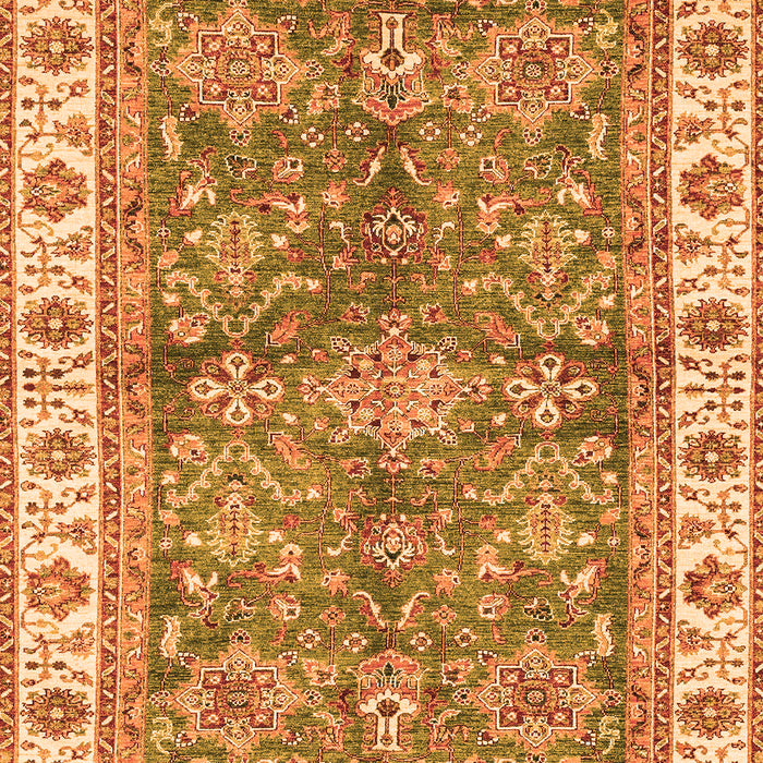 Oriental Orange Traditional Rug, abs3156org
