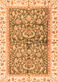 Oriental Orange Traditional Rug, abs3157org