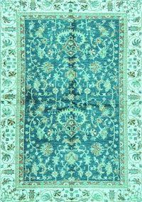 Oriental Turquoise Traditional Rug, abs3157turq