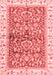 Oriental Red Traditional Area Rugs