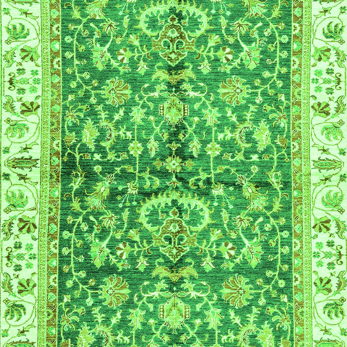 Oriental Green Traditional Rug, abs3157grn