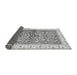 Sideview of Oriental Gray Traditional Rug, abs3157gry