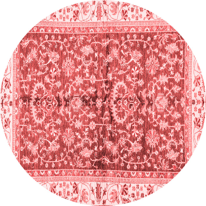 Machine Washable Oriental Red Traditional Rug, wshabs3157red