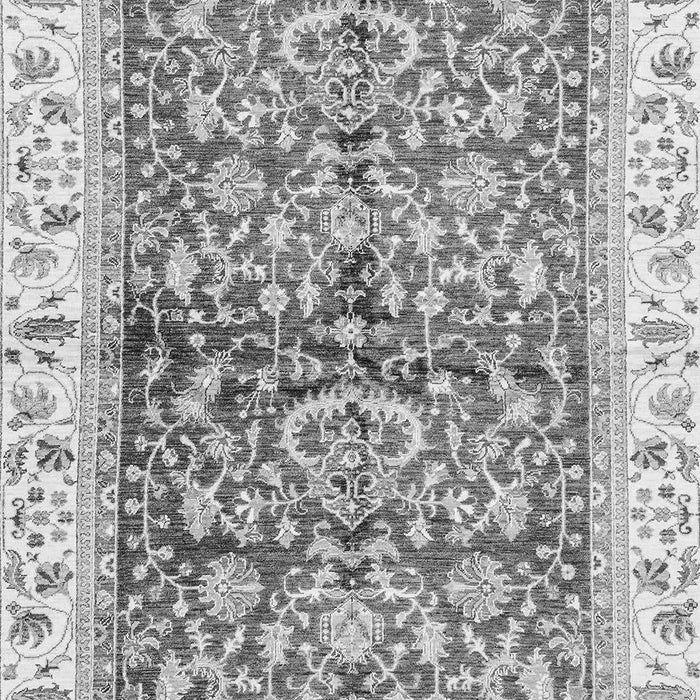 Machine Washable Oriental Gray Traditional Rug, wshabs3157gry