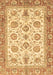 Machine Washable Oriental Brown Traditional Rug, wshabs3158brn