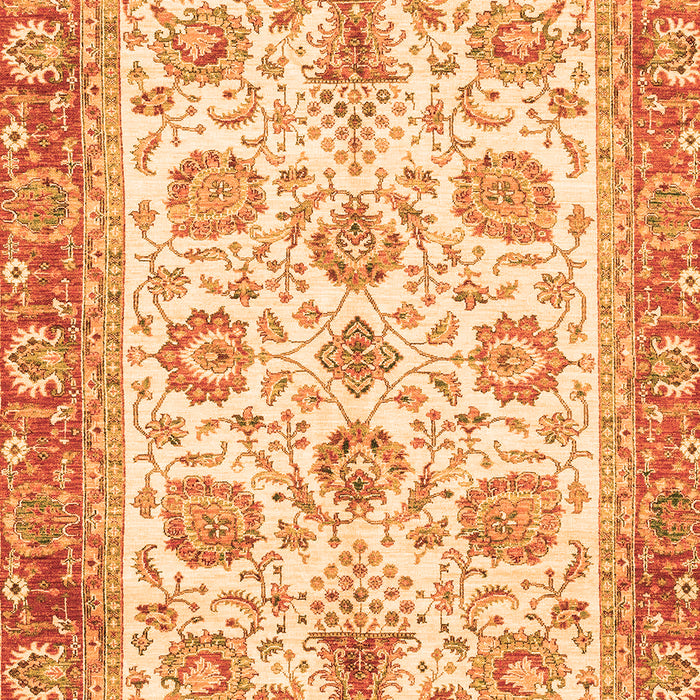 Oriental Orange Traditional Rug, abs3158org