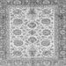 Square Oriental Gray Traditional Rug, abs3158gry