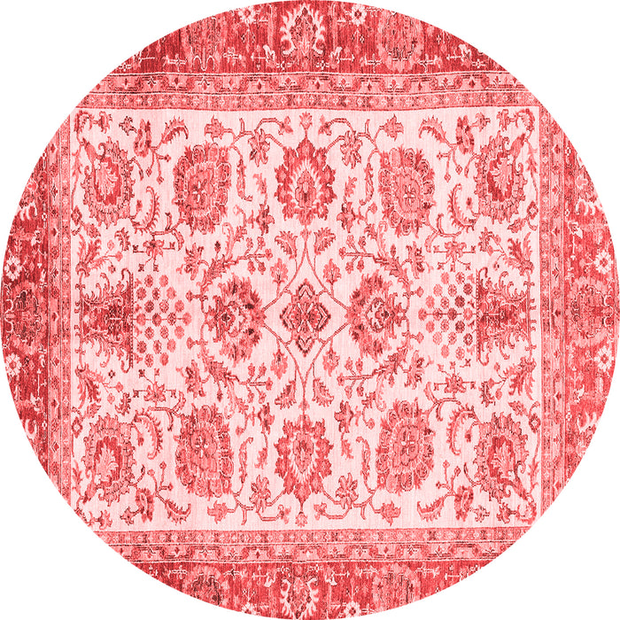 Machine Washable Oriental Red Traditional Rug, wshabs3158red
