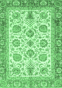 Oriental Emerald Green Traditional Rug, abs3158emgrn