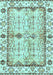 Abstract Light Blue Modern Rug, abs3159lblu