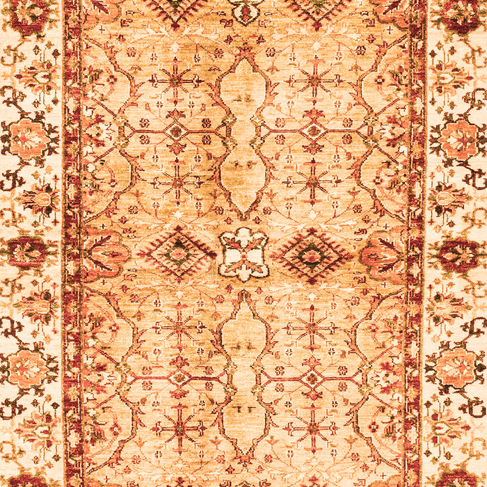 Machine Washable Abstract Orange Modern Area Rugs, wshabs3159org