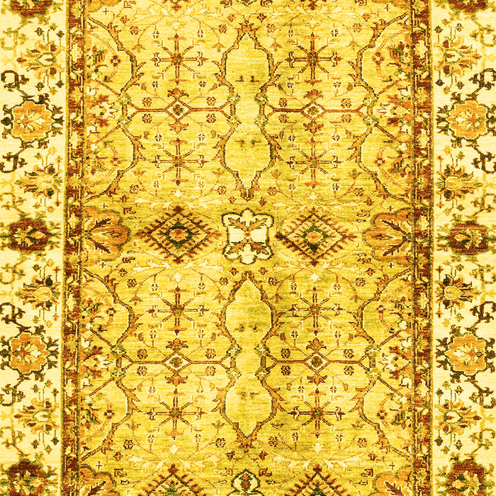 Machine Washable Abstract Yellow Modern Rug, wshabs3159yw