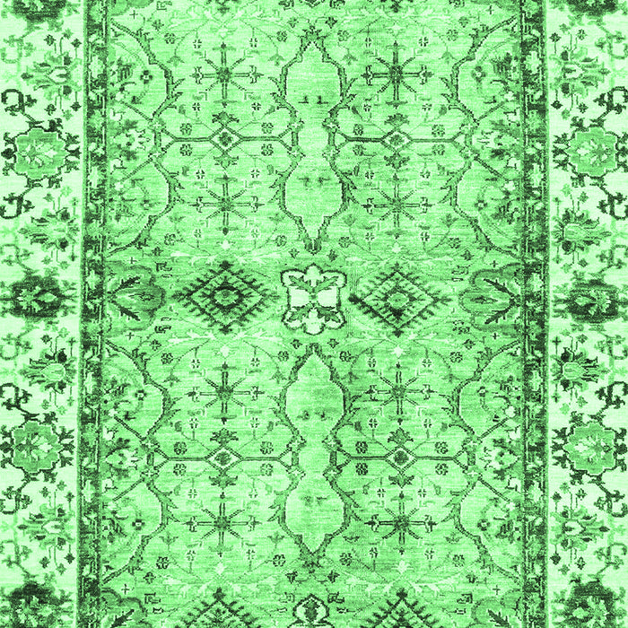 Machine Washable Abstract Emerald Green Modern Area Rugs, wshabs3159emgrn