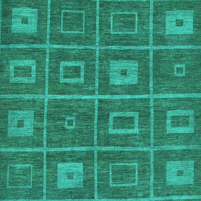 Machine Washable Abstract Turquoise Modern Area Rugs, wshabs315turq